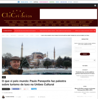 Paulo Panayotis faz palestra sobre turismo de luxo na Unibes Cultural