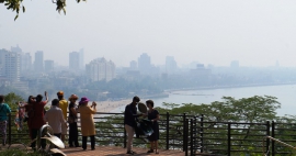 Malabar Hill, uma das melhores vistas de Mumbai