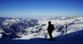 Ponte suspensa mais alta da Europa em Titlis