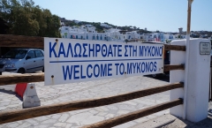 Mykonos, balada, praia e mitologia